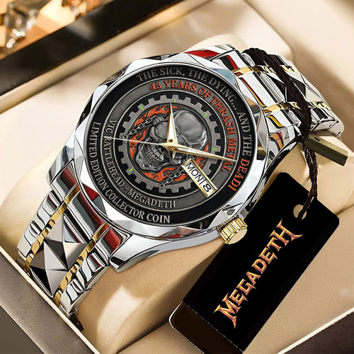 Megadeth Alloy Luxury Quartz Watch – TANTN21459