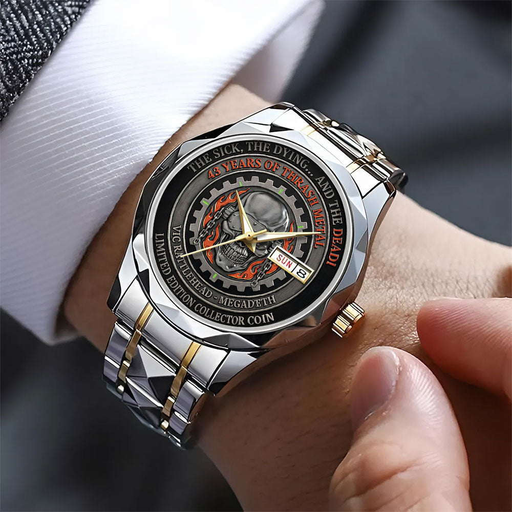 Megadeth Alloy Luxury Quartz Watch – TANTN21459