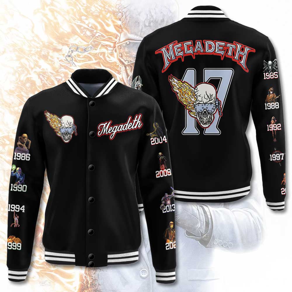 Megadeth 3D Varsity Jacket – TMTHU2020
