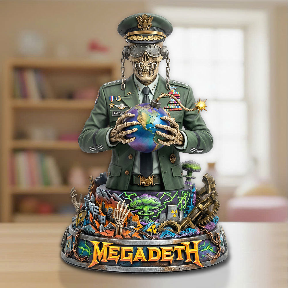 Megadeth Custom Shape Acrylic Plaque – TMTHU6071