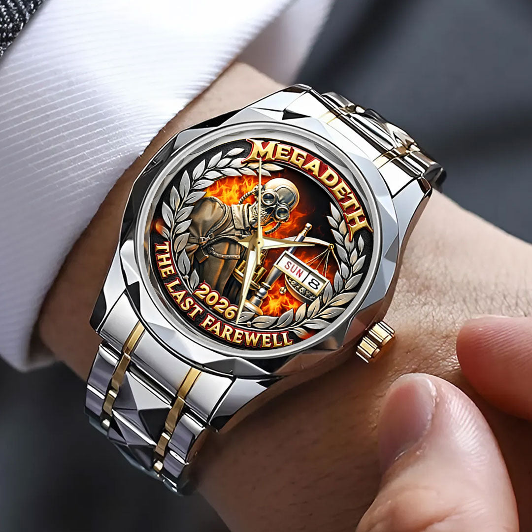 Megadeth Alloy Luxury Quartz Watch – TMTHU3682
