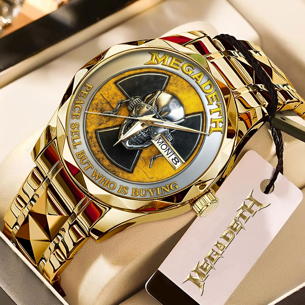 Megadeth Alloy Luxury Quartz Watch – TMTHU2023
