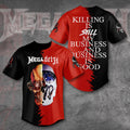 Megadeth Baseball Jersey – TANTN15423