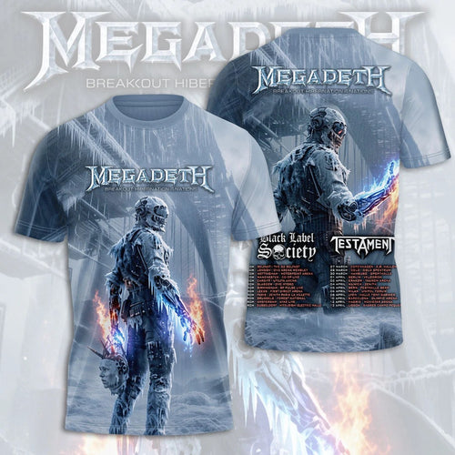 Megadeth Tour 2027 3D Apparel – TANTN25276