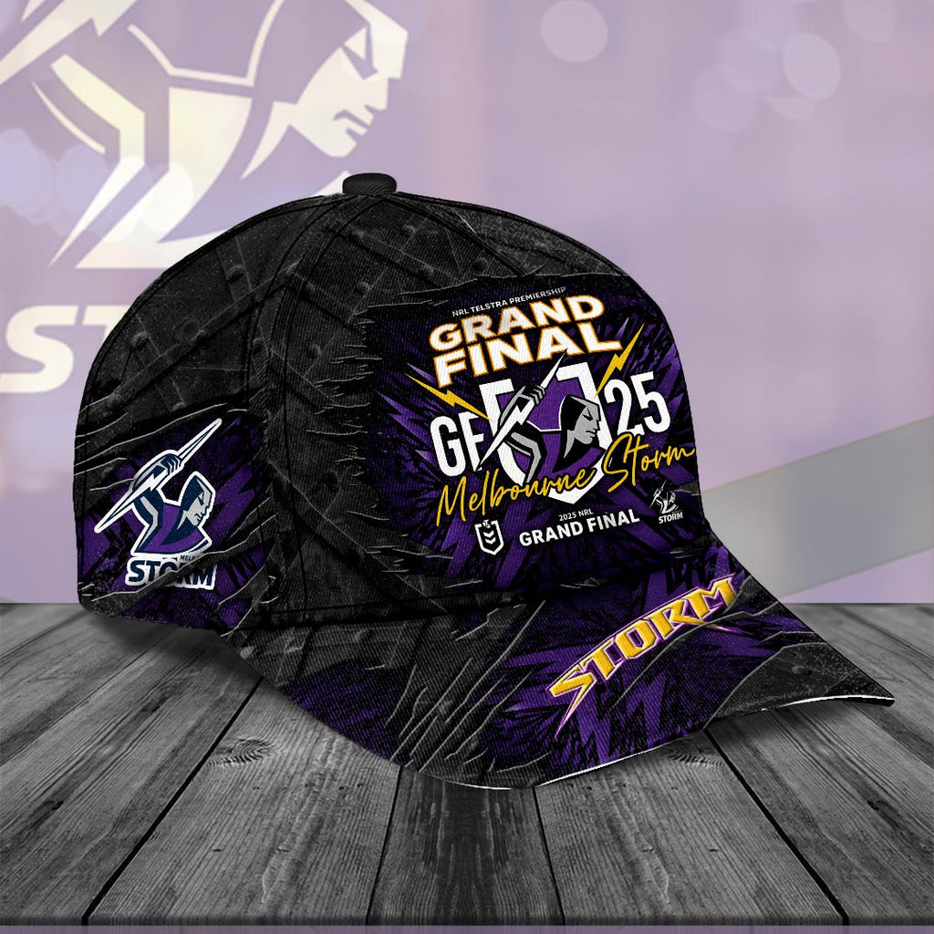 Melbourne Storm Grand Final 2025 Classic Cap – HOATT13522