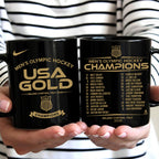 USA Men's Hockey 2026 Winter Olympics Gold Medal Ceramic Mug – TANTN21161