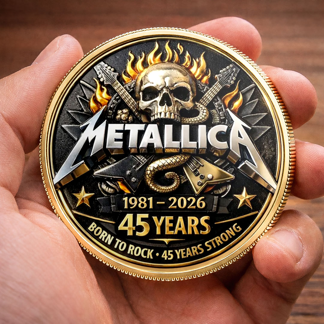 Metallica 45th Anniversary Commemorative Coin – MAITM15126