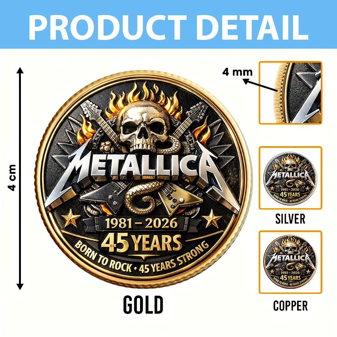 Metallica 45th Anniversary Commemorative Coin – MAITM15126