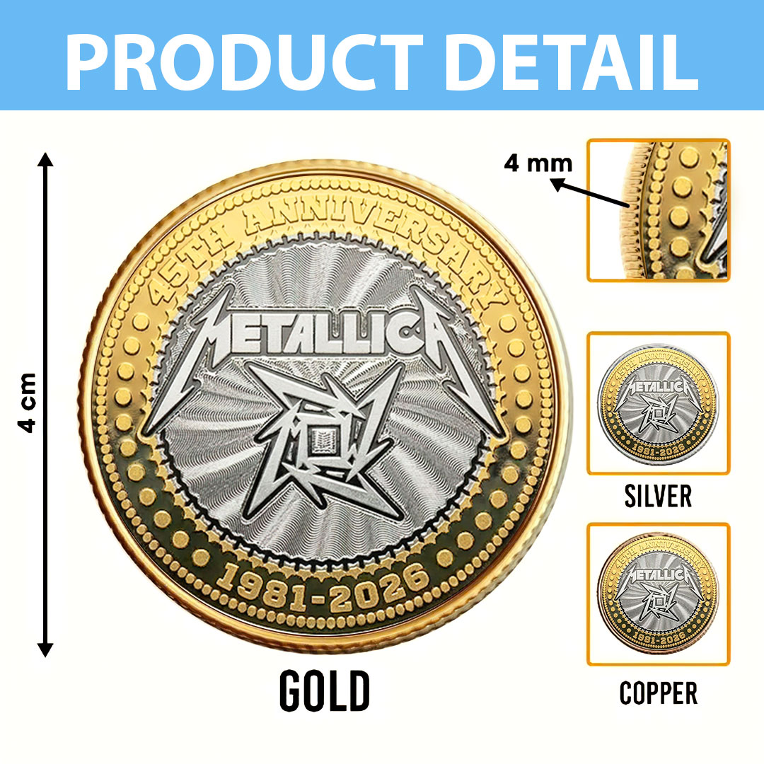 Metallica 45th Anniversary Commemorative Coin – MAITM15140