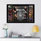 Metallica 2025 World Tour Rectangle Canvas With Inner Frame – MAITM12676