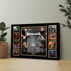 Metallica 2025 World Tour Rectangle Canvas With Inner Frame – MAITM12676