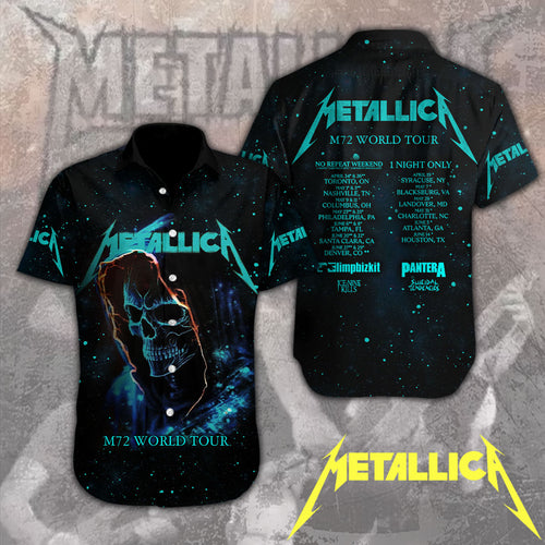 Metallica Short Sleeve Button-Down Shirt – MAITM 11146