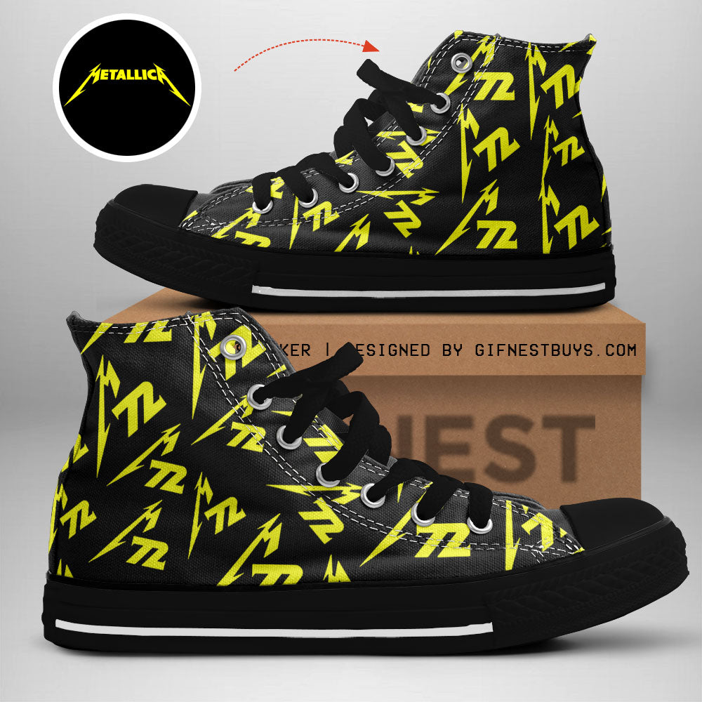 Metallica High Top Canvas Shoes – TANTN 13068