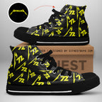 Metallica High Top Canvas Shoes – TANTN 13068