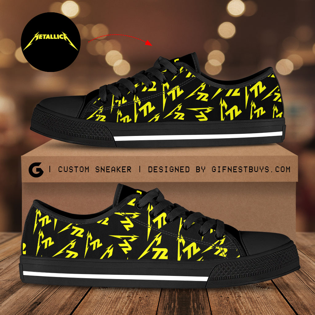 Metallica Low Top Canvas Shoes – TANTN13069