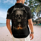 Metallica Short Sleeve Button-Down Shirt – TMTHU9012