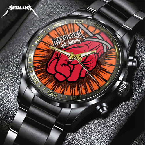 Metallica Black Stainless Steel Watch – GNE 3084
