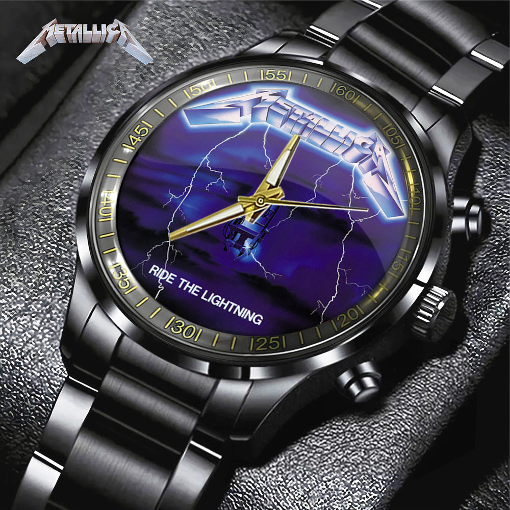 Metallica Black Stainless Steel Watch – GNE 3034