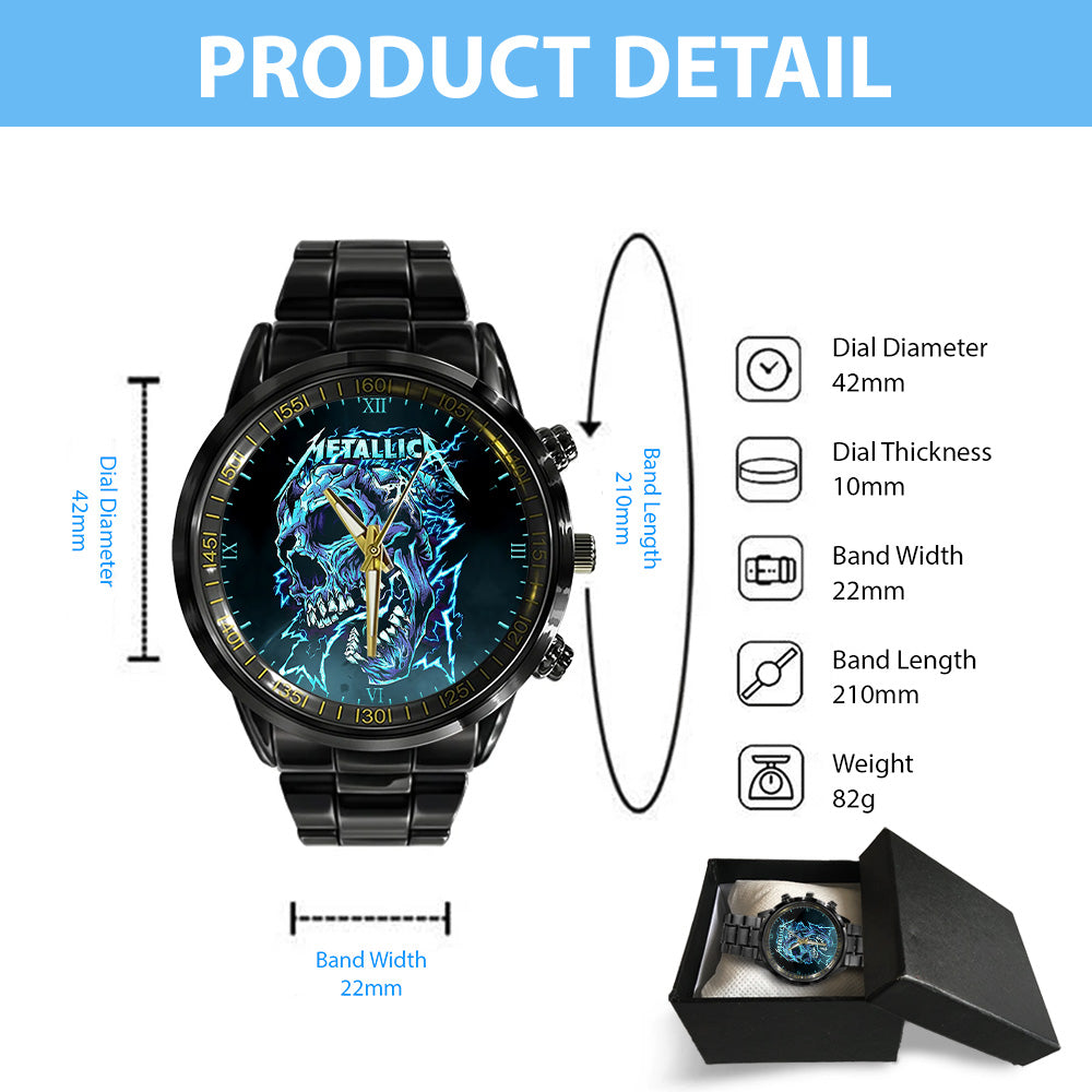Metallica Black Stainless Steel Watch – GNE 3037