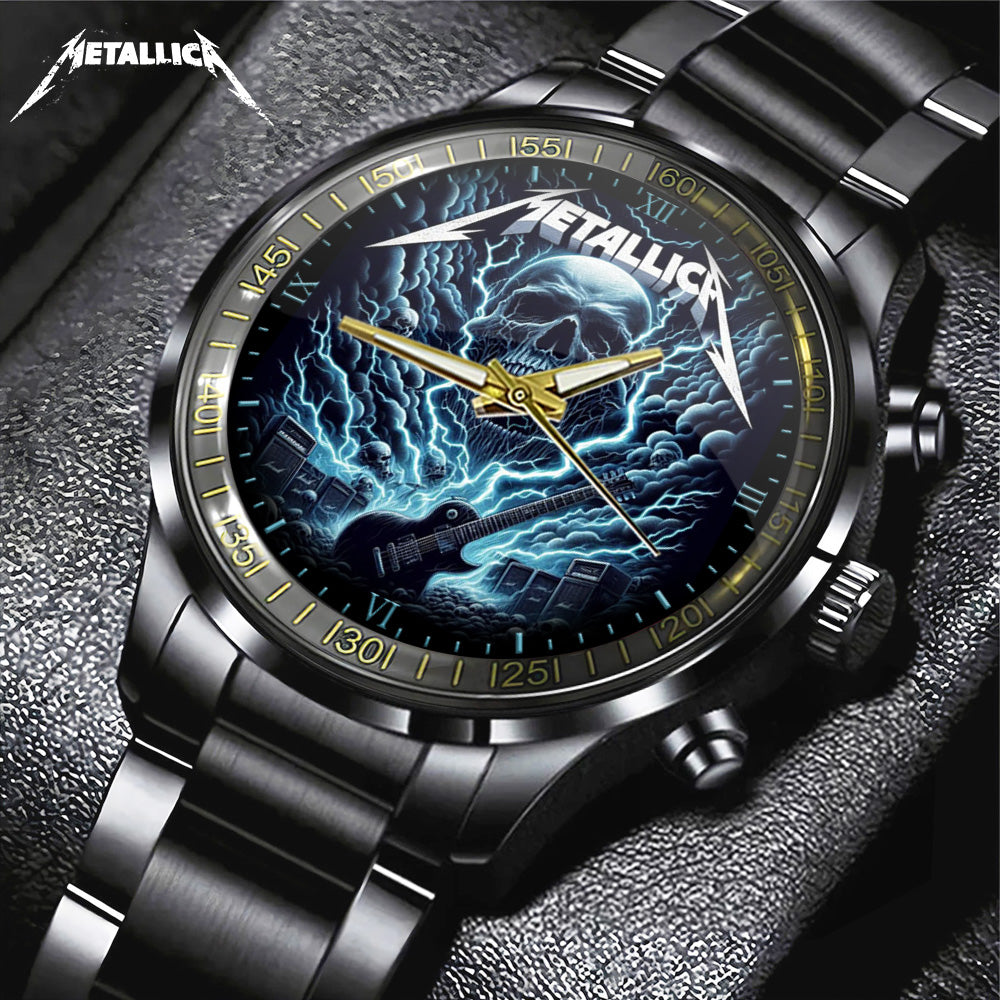 Metallica Black Stainless Steel Watch – GNE 3038