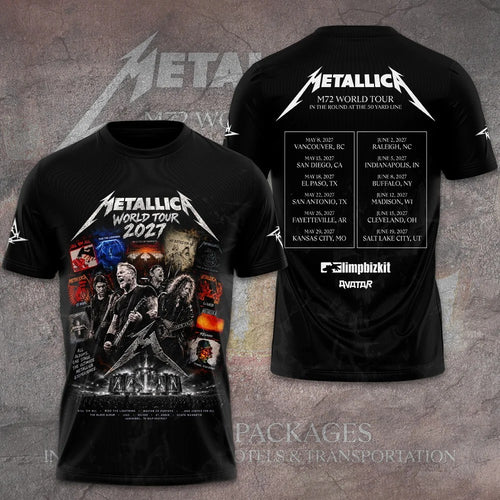 Metallica World Tour 2027 3D Apparel – GNE8671