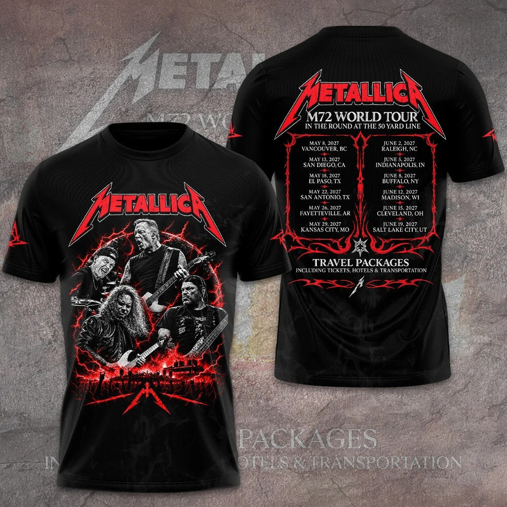 Metallica World Tour 2027 3D Apparel – GNE8710