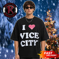 Miami Heat x Duvin Leisure GTA VI I Love Vice City Unisex T Shirt