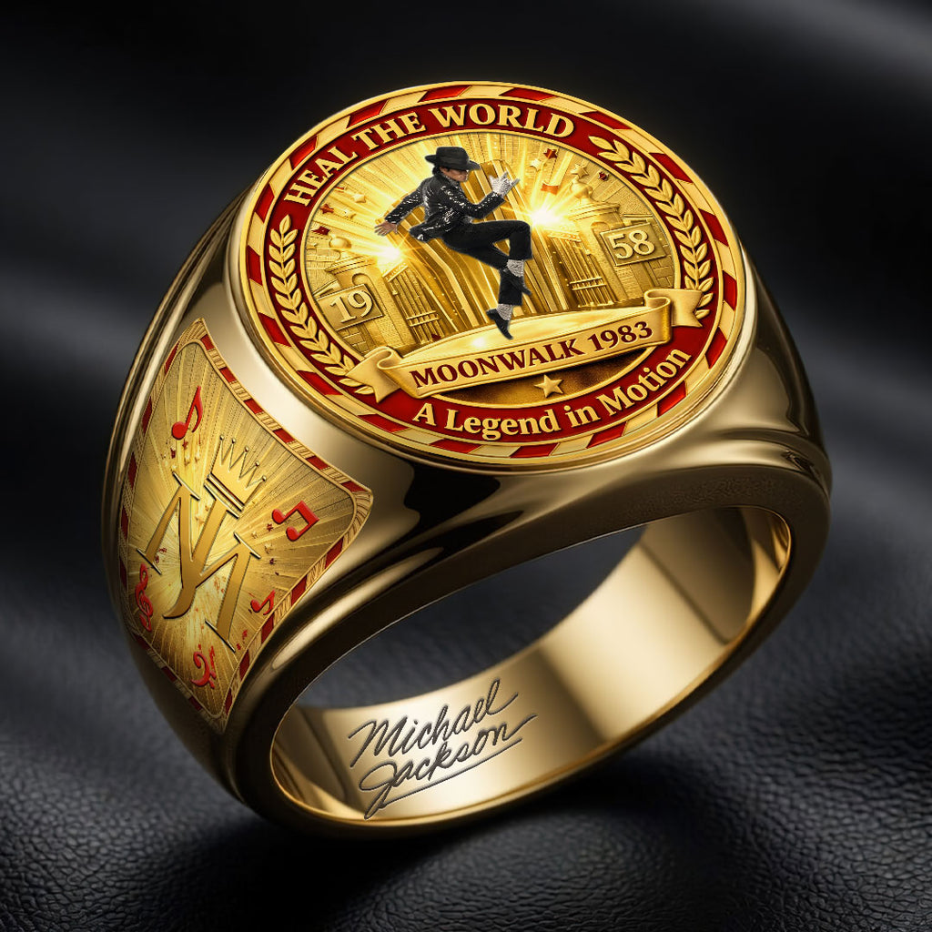 Michael Jackson 3D Engraved Ring – HOATT18316