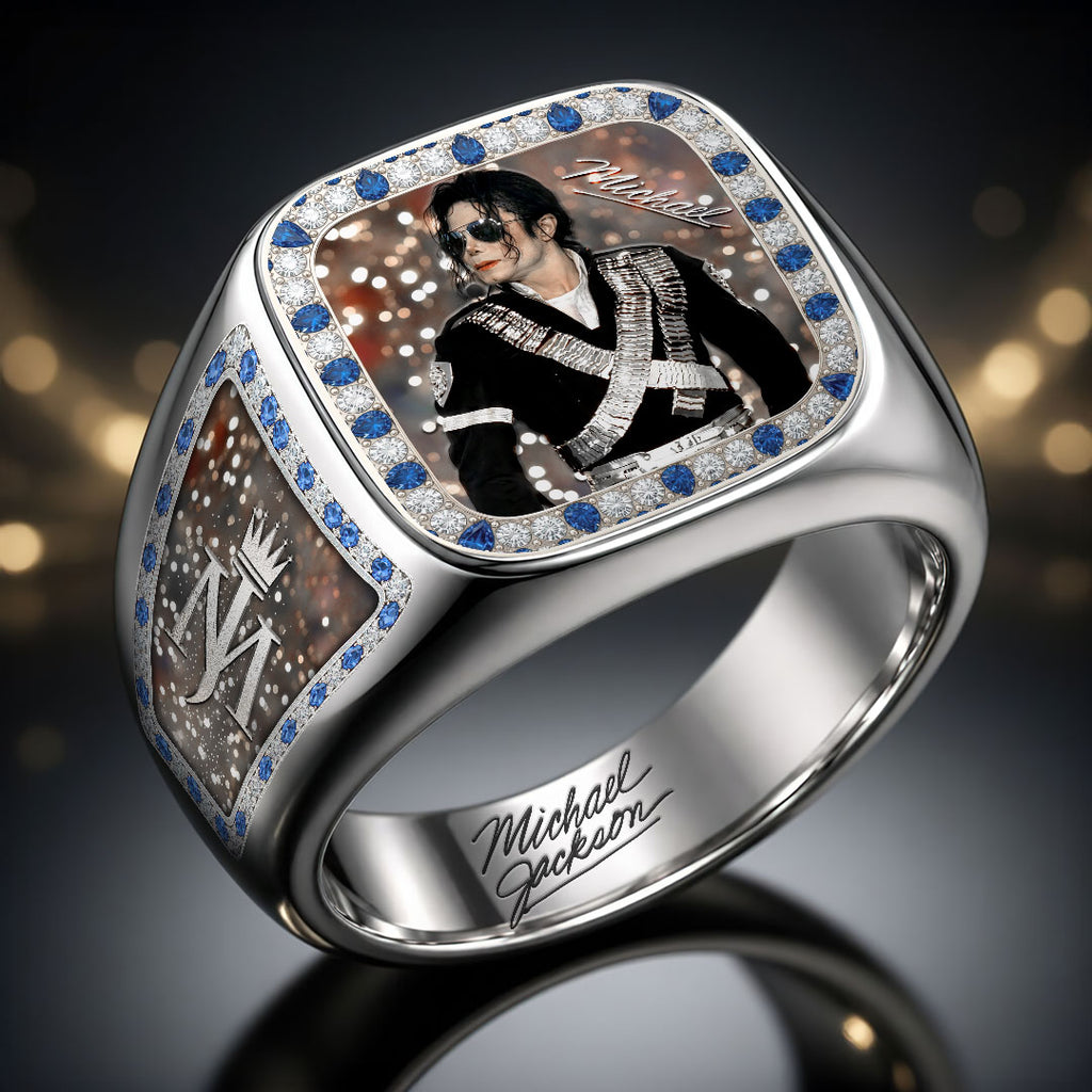 Michael Jackson 3D Engraved Ring – HOATT19120