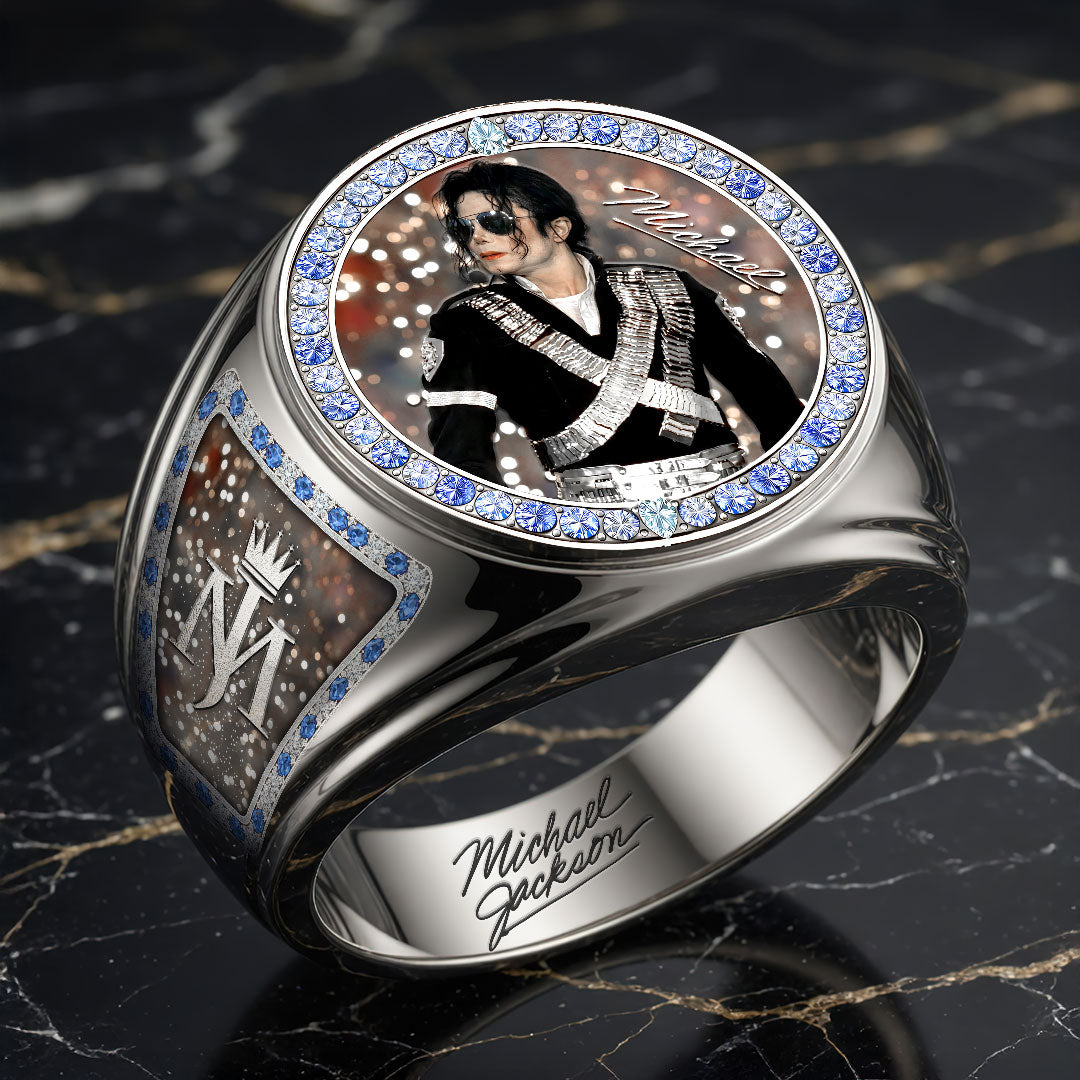 Michael Jackson 3D Engraved Ring – HOATT19120