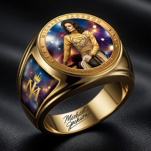 Michael Jackson 3D Engraved Ring – HOATT19232