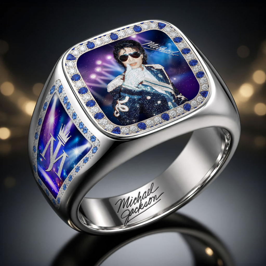 Michael Jackson 3D Engraved Ring – HOATT19284