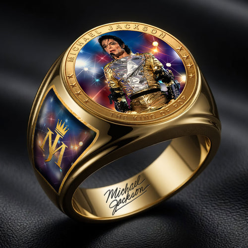 Michael Jackson 3D Engraved Ring – HOATT19319