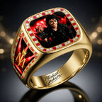 Michael Jackson 3D Engraved Ring – HOATT19365