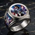 Michael Jackson 3D Engraved Ring – HOATT19366