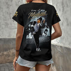 Michael Jackson 3D Women's V-Neck T-Shirt – HOATT18381