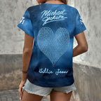 Michael Jackson 3D Women's V-Neck T-Shirt – HOATT19103