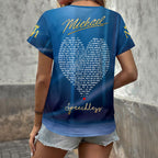 Michael Jackson 3D Women's V-Neck T-Shirt – HOATT19778