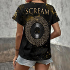 Michael Jackson 3D Women's V-Neck T-Shirt – HOATT20987