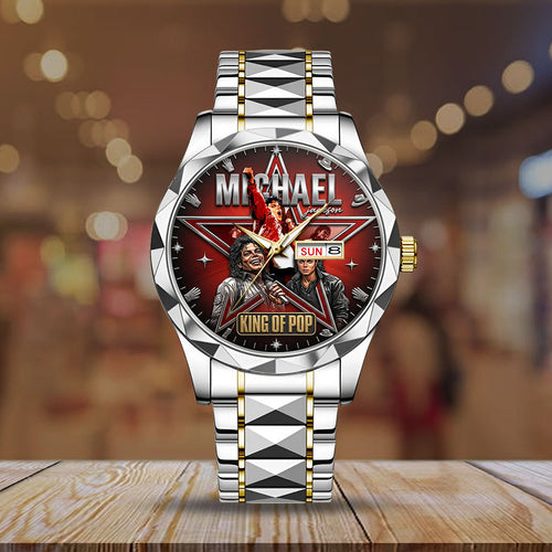 Michael Jackson Alloy Luxury Quartz Watch – TMTHU6480
