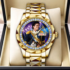 Michael Jackson Alloy Luxury Quartz Watch – HOATT19286