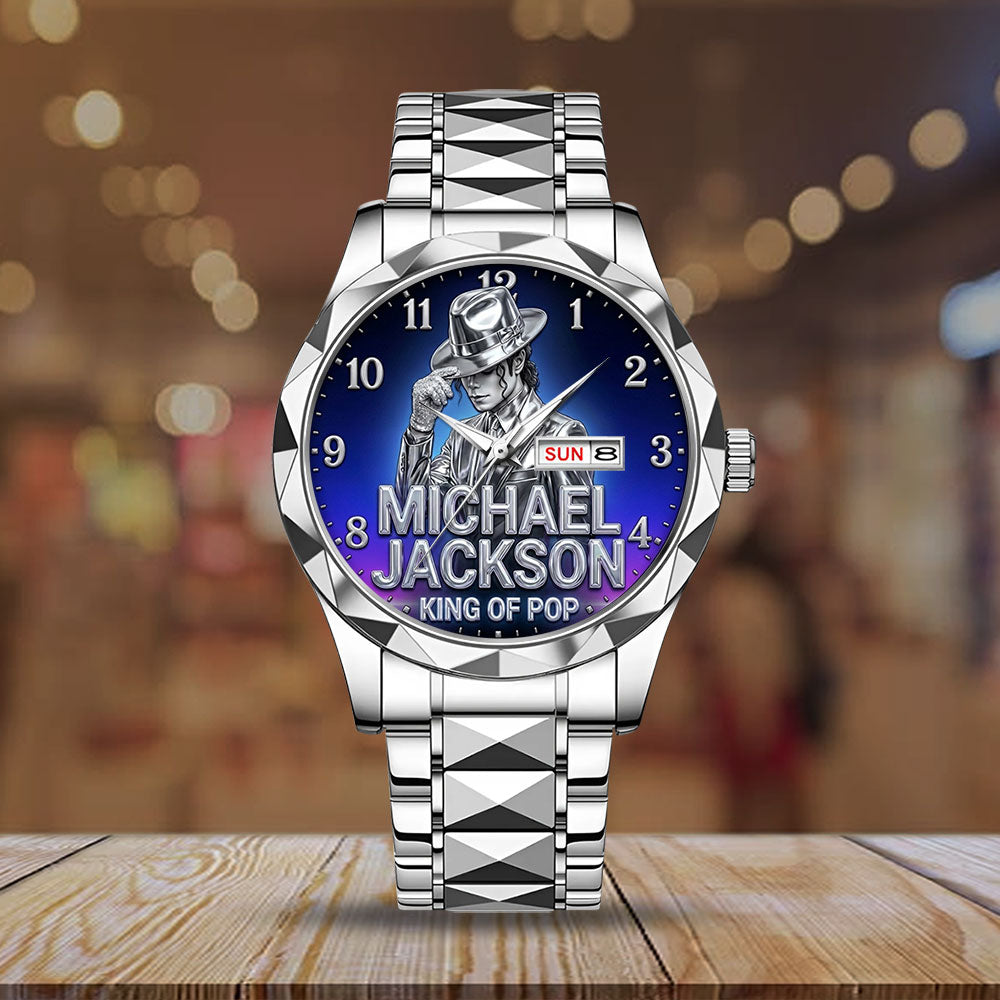 Michael Jackson Alloy Luxury Quartz Watch – TMTHU6855
