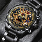 Michael Jackson Black Stainless Steel Watch – TMTHU6123