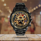 Michael Jackson Black Stainless Steel Watch – TMTHU6123