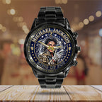 Michael Jackson Black Stainless Steel Watch – TMTHU6260