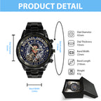 Michael Jackson Black Stainless Steel Watch – TMTHU6260