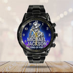 Michael Jackson Black Stainless Steel Watch – TMTHU7014