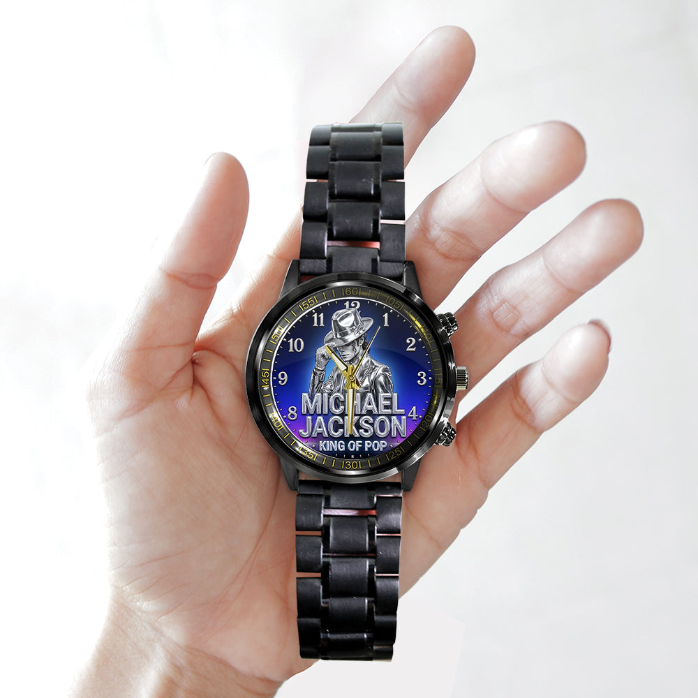 Michael Jackson Black Stainless Steel Watch – TMTHU7014