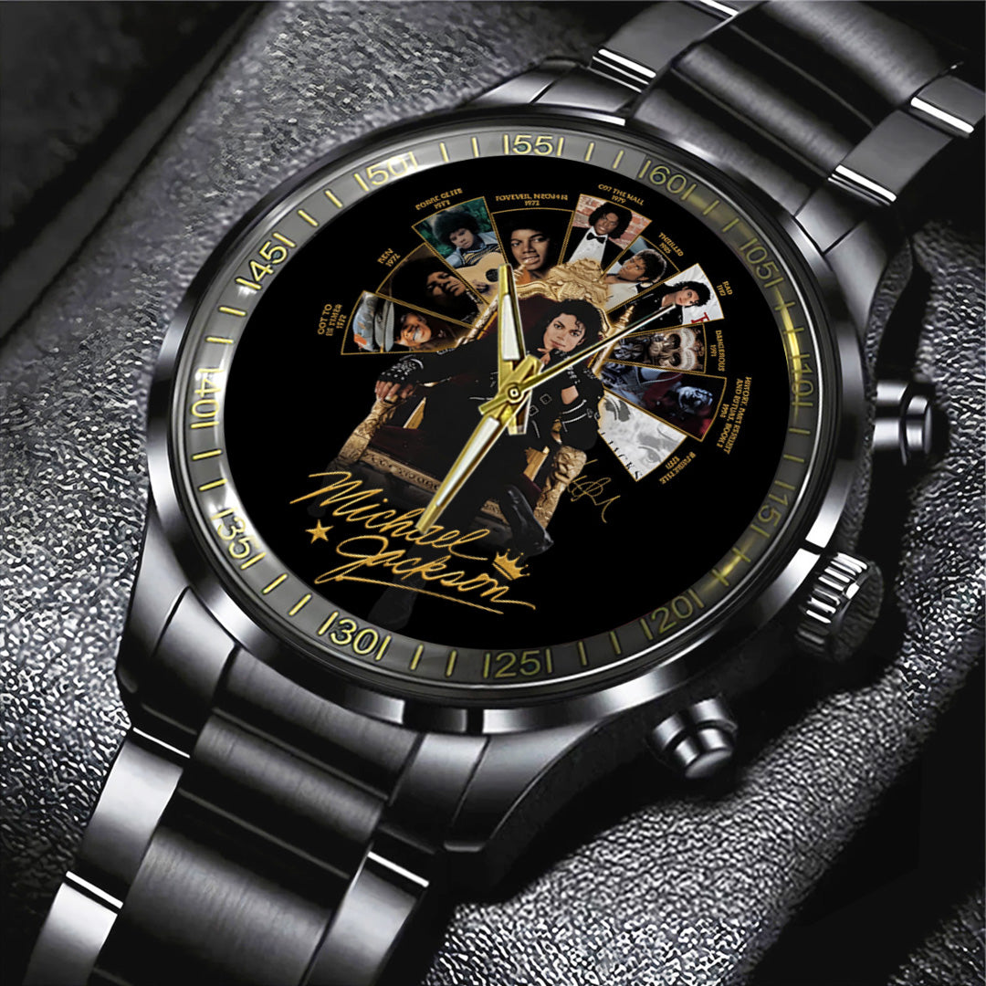Michael Jackson Black Stainless Steel Watch – TANTN22467