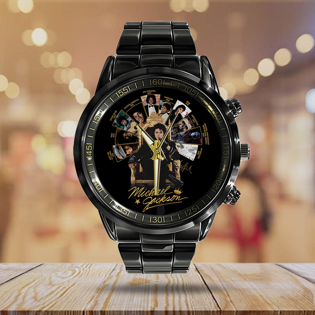 Michael Jackson Black Stainless Steel Watch – TANTN22467